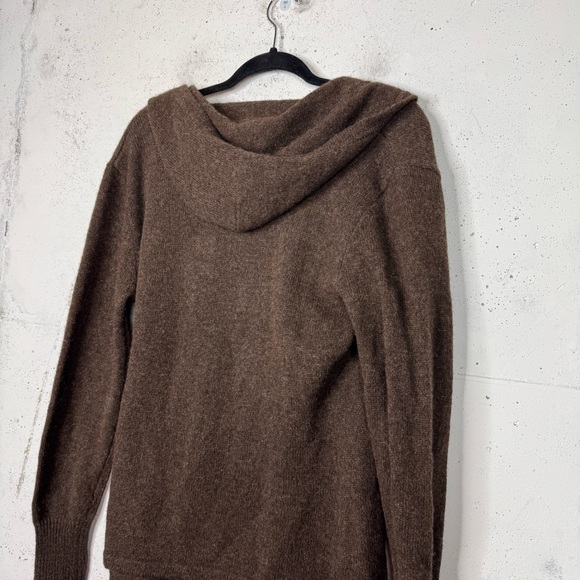 BetaBrand Sheep Wool Wrap Cardigan Sweater All Natural Wool Cuff Thumbholes S/M - Picture 8 of 8